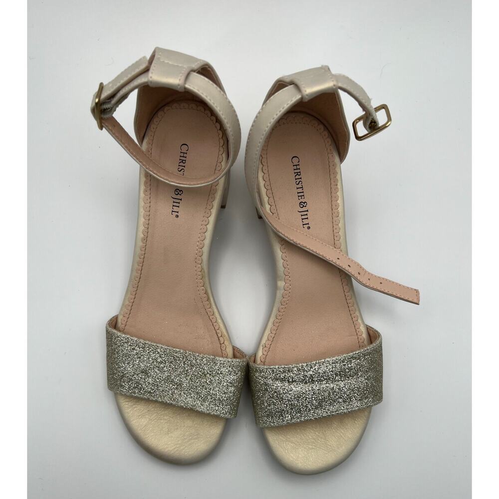 Christie & Jill Mallory Glitter Block- Heel Sandals Women's/Girls